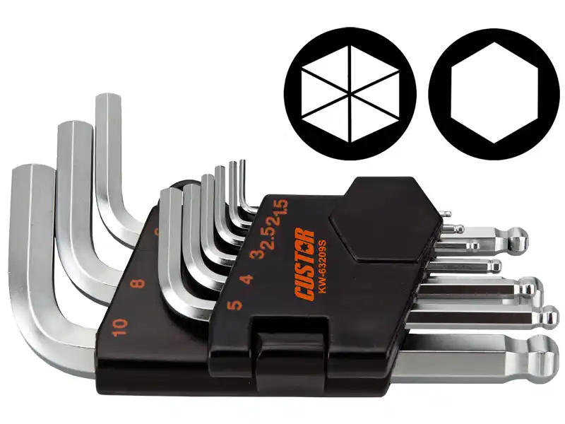 9PCS - HEX BALL KEY WRENCH SET