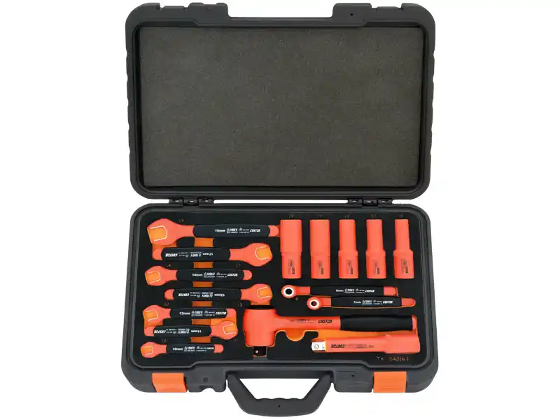 16PCS - 1/2" DR. 1000V. INSULATED TOOL KIT