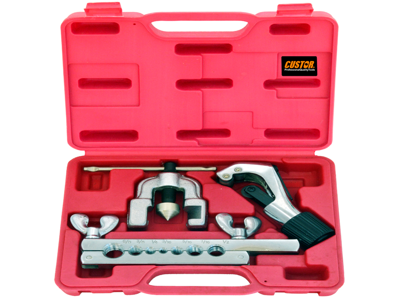 3PCS - TUBING CUTTER AND FLARING TOOL SET