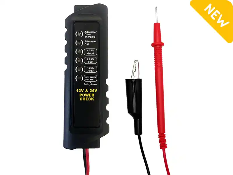 12 V. & 24V. VEHICLE BATTERY TESTER