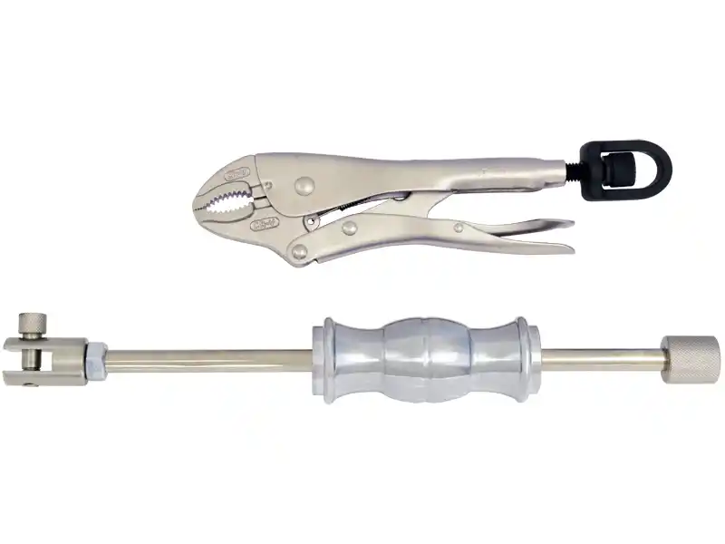 SLIDING HAMMER WITH LOCKING PULLER SET